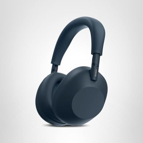 Sony WH-1000XM6 : Le meilleur casque sans fil à réduction de bruit, processeur HD NC QN3, 12 microphones, optimiseur de réduction de bruit adaptatif, masterisé par des ingénieurs, qualité studio, autonomie de 30 heures, bleu nuit 