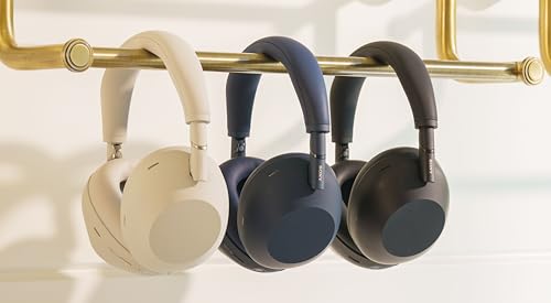 Sony WH-1000XM6 : Le meilleur casque sans fil à réduction de bruit, processeur HD NC QN3, 12 microphones, optimiseur de réduction de bruit adaptatif, masterisé par des ingénieurs, qualité studio, autonomie de 30 heures, bleu nuit 