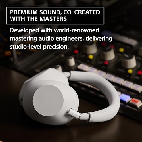 Sony WH-1000XM6 : Le meilleur casque sans fil à réduction de bruit, processeur HD NC QN3, 12 microphones, optimiseur de réduction de bruit adaptatif, masterisé par des ingénieurs, qualité studio, autonomie de 30 heures, bleu nuit 