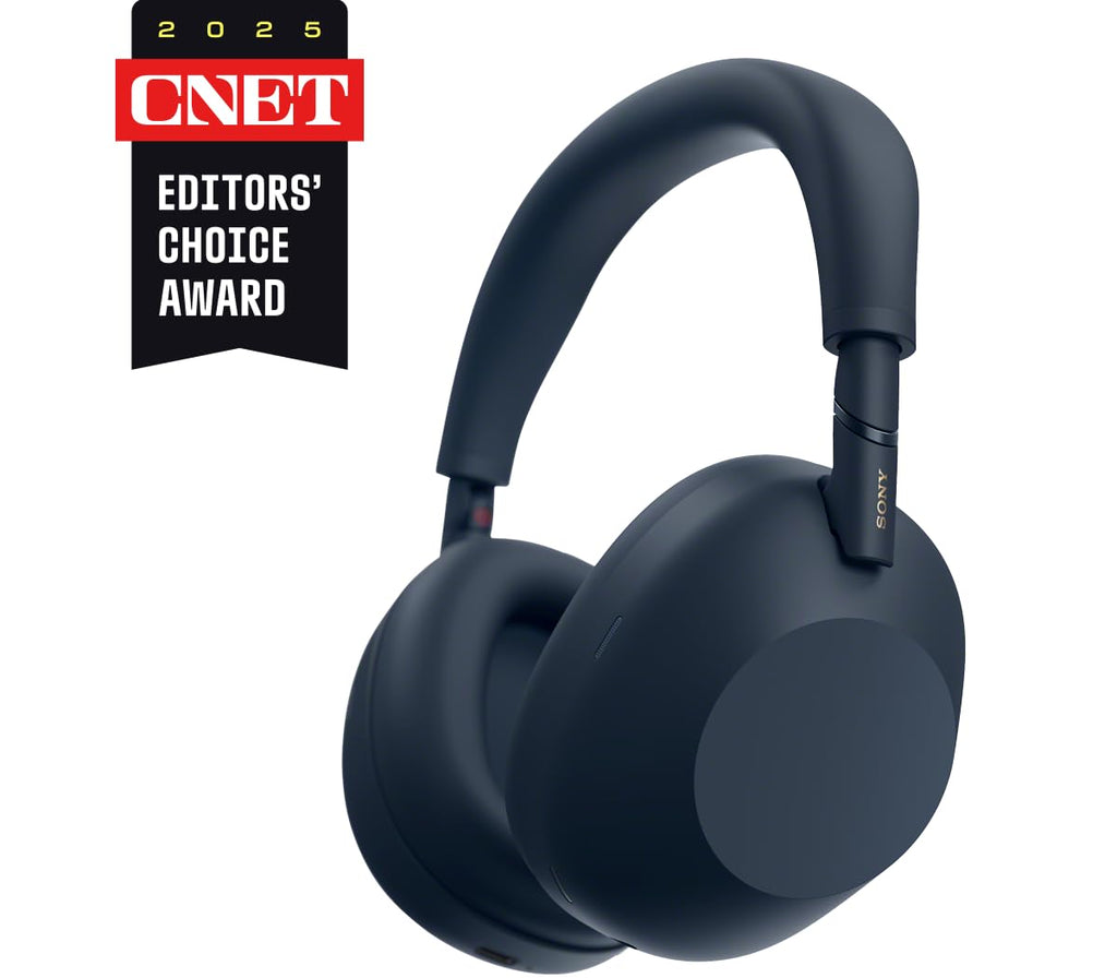 Sony WH-1000XM6 : Le meilleur casque sans fil à réduction de bruit, processeur HD NC QN3, 12 microphones, optimiseur de réduction de bruit adaptatif, masterisé par des ingénieurs, qualité studio, autonomie de 30 heures, bleu nuit 