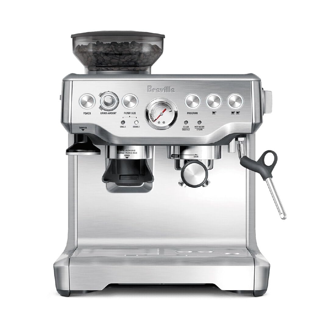 Machine à expresso Breville Barista Express, acier inoxydable brossé, BES870XL 