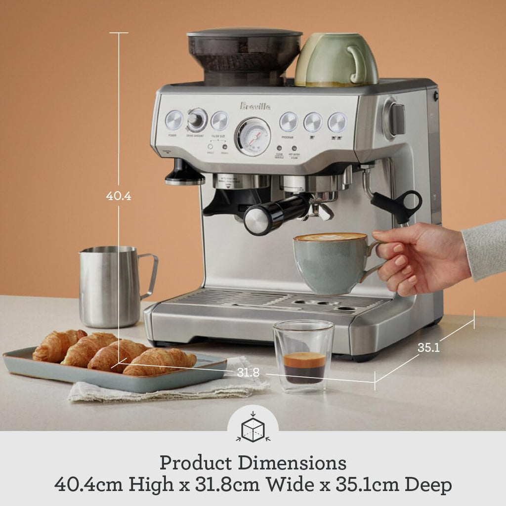 Machine à expresso Breville Barista Express, acier inoxydable brossé, BES870XL 