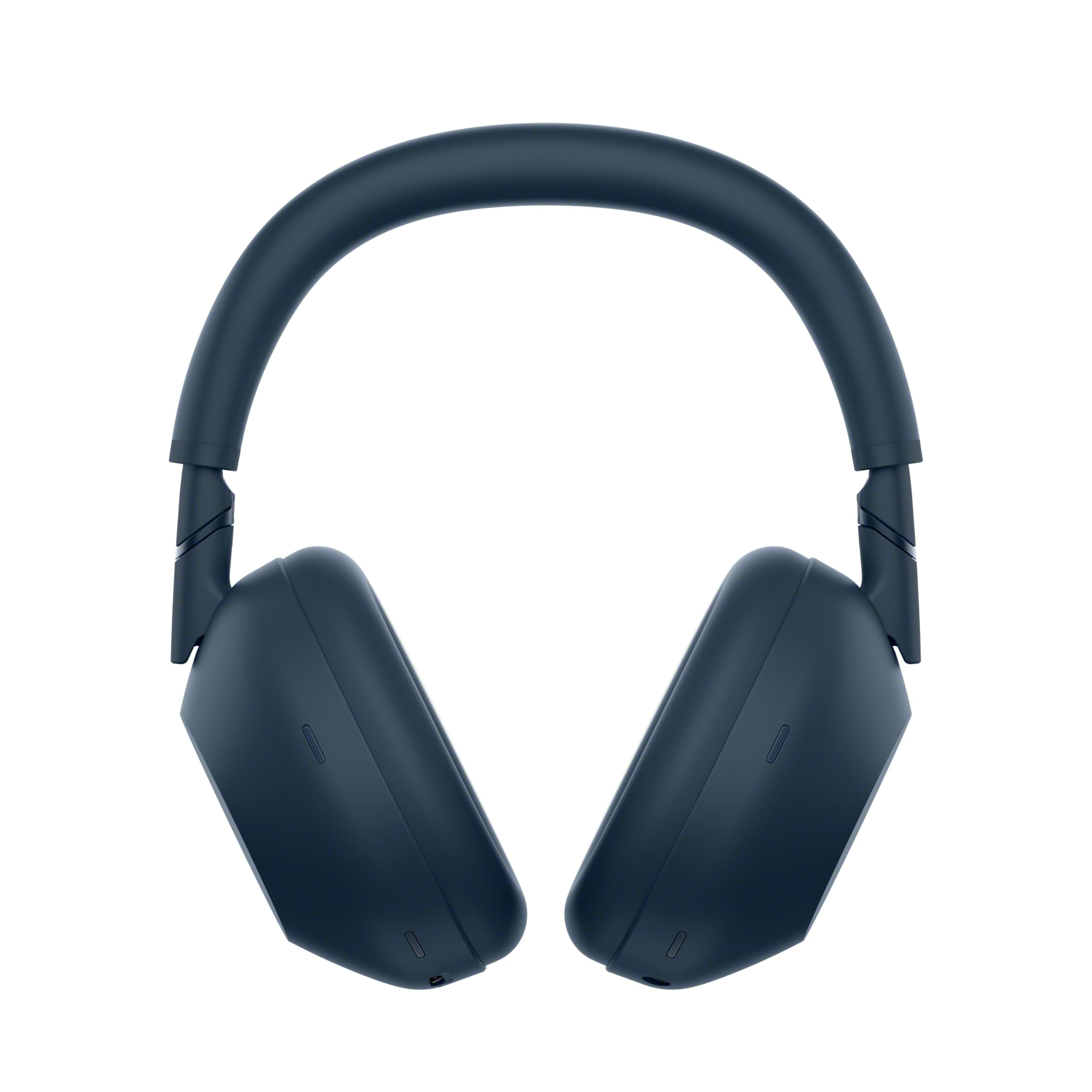 Sony WH-1000XM6 : Le meilleur casque sans fil à réduction de bruit, processeur HD NC QN3, 12 microphones, optimiseur de réduction de bruit adaptatif, masterisé par des ingénieurs, qualité studio, autonomie de 30 heures, bleu nuit 