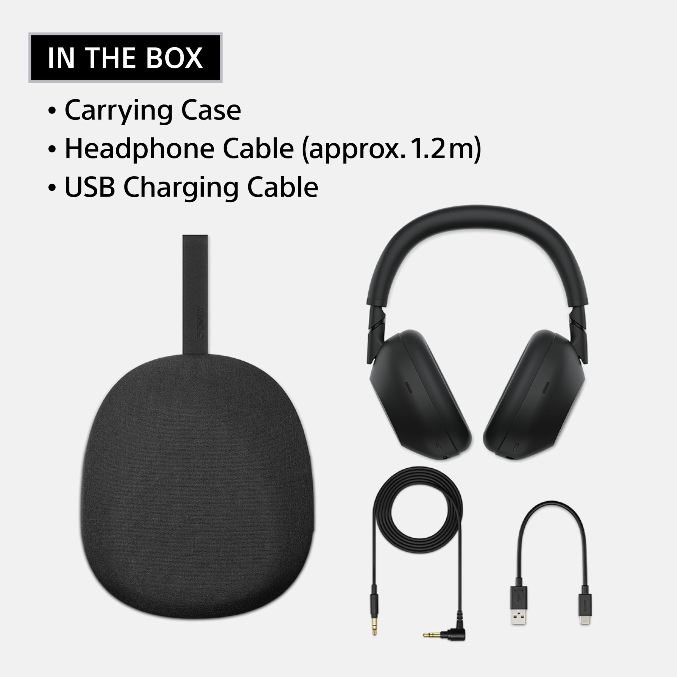 Sony WH-1000XM6 : Le meilleur casque sans fil à réduction de bruit, processeur HD NC QN3, 12 microphones, optimiseur de réduction de bruit adaptatif, masterisé par des ingénieurs, qualité studio, autonomie de 30 heures, bleu nuit 
