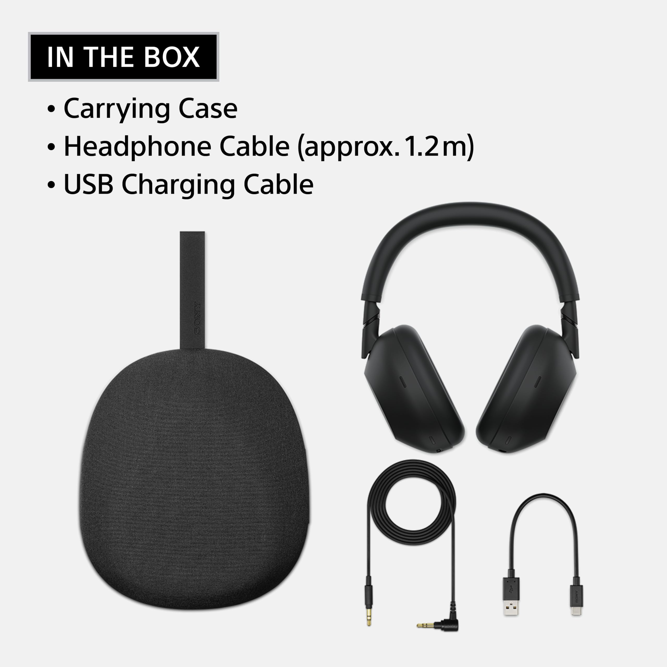 Sony WH-1000XM6 : Le meilleur casque sans fil à réduction de bruit, processeur HD NC QN3, 12 microphones, optimiseur de réduction de bruit adaptatif, masterisé par des ingénieurs, qualité studio, autonomie de 30 heures, bleu nuit 