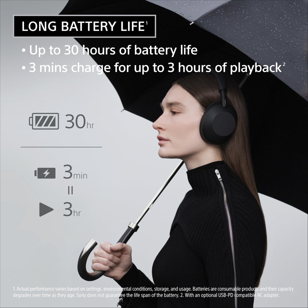 Sony WH-1000XM6 : Le meilleur casque sans fil à réduction de bruit, processeur HD NC QN3, 12 microphones, optimiseur de réduction de bruit adaptatif, masterisé par des ingénieurs, qualité studio, autonomie de 30 heures, bleu nuit 